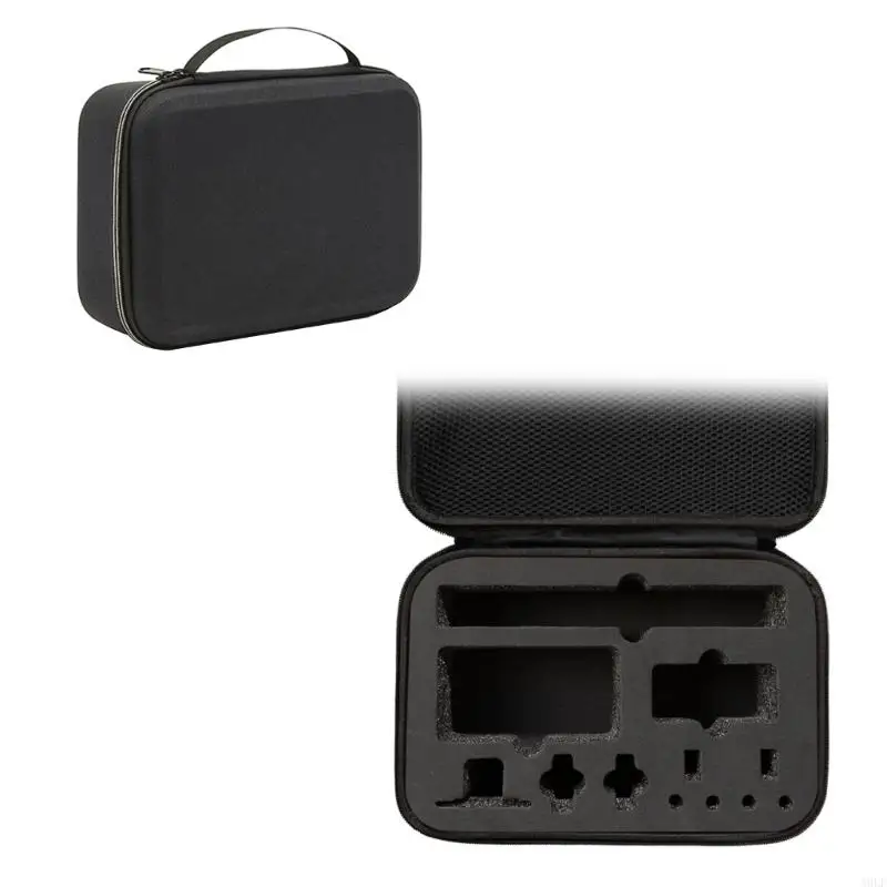 A9LF المحمولة EVA HARD TRADE CASE LOOD LINING HANDING FOR DJI Action 4 Camera
