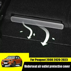 For Peugeot 2008 2023 2022 2021 2020 Underseat air outlet protective cover Air conditioning air outlet anti blocking dust cover