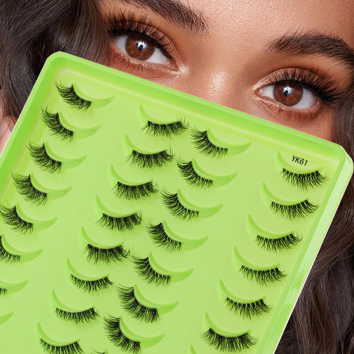 Half Eye Lashes 5/10/14/20 Pairs Natural Mink False Eyelash Extension Makeup Fluffy Wispy Cat Lashes Faux Cils Maquiagem Cilios