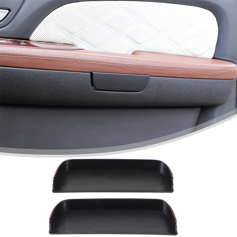

2piece set ABS black For Cadillac Escalade 2007-2014 car interior handle cover decorative sticker Car modification accessories
