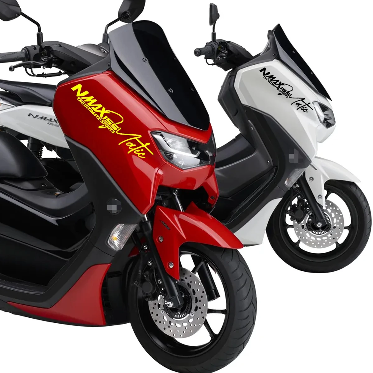 오토바이 액세서리 반사 비닐 오토바이 헤드 바디 윈드실드 데칼 장식 스쿠터 DIY NMAX155 Nmax 155용