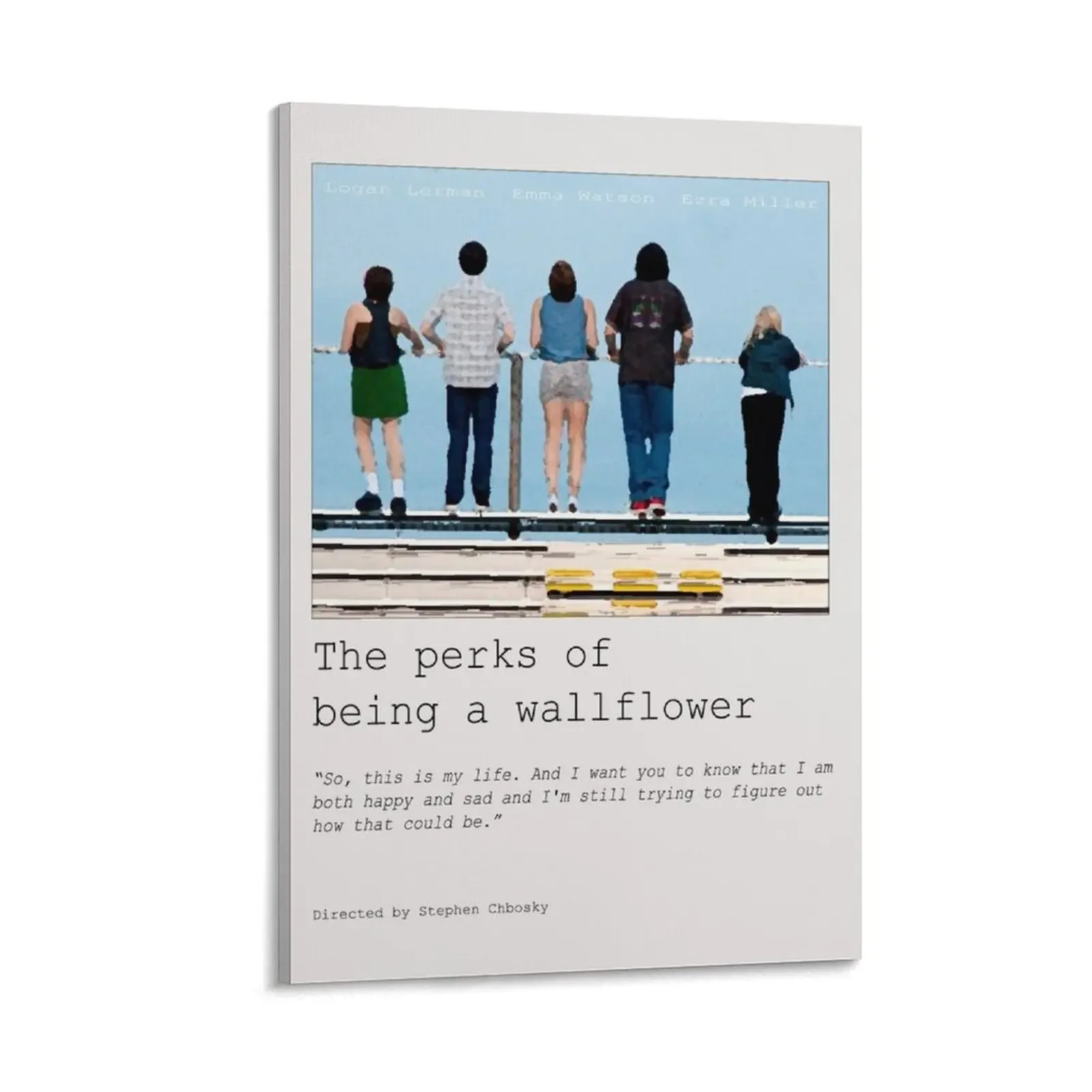 

The perks of being a wallflower Canvas Painting wall decoration painting room decoration fashion wall paintings