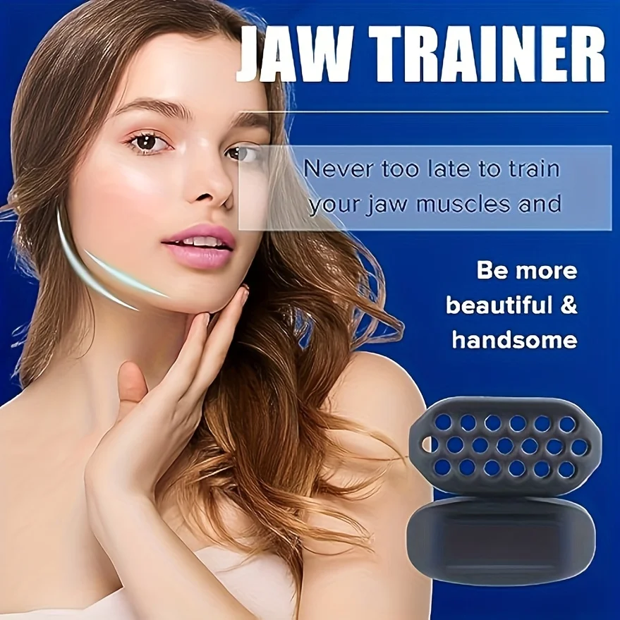 6PCS Jaw Exerciser Facial Muscle Trainer Unisex Neck Toning Equipment Facial Beauty Tool Chin Exerciser for Shaping Jawline