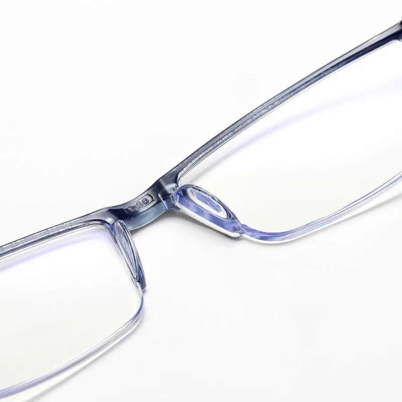 Ahora Ultralight Square Half Frame Reading Glasses Presbyopic Glasses Men Women +100 +150 +200 +250 +300 +350 +400 Brown Black