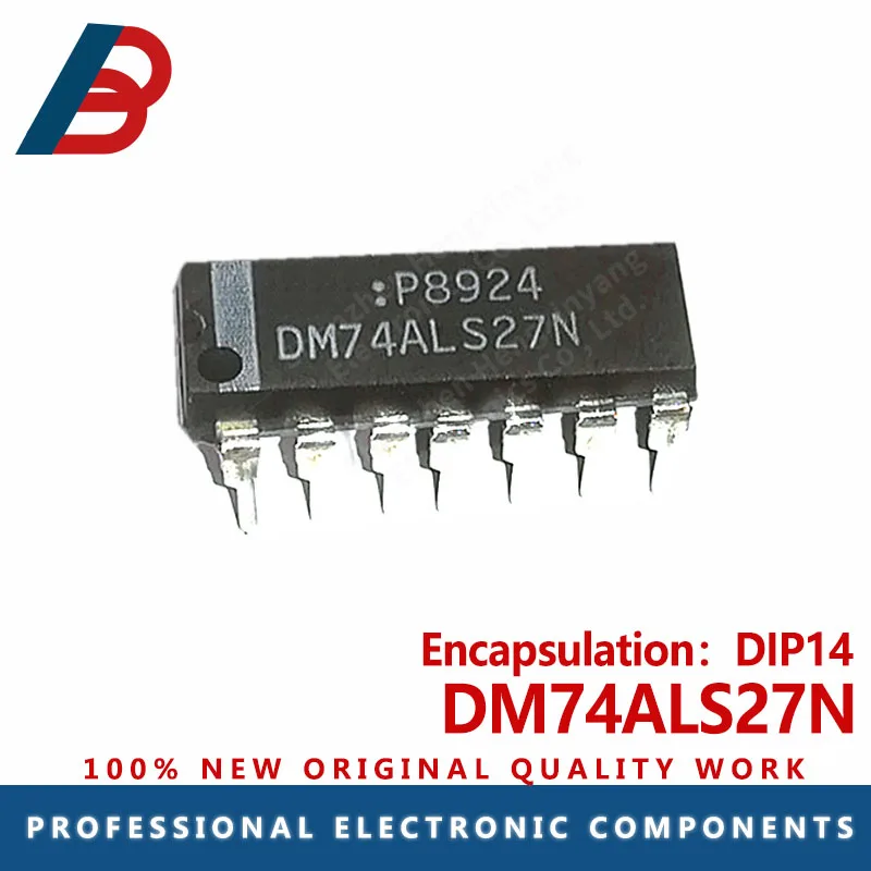 10PCS DM74ALS27N package DIP14 six-channel buffer chip