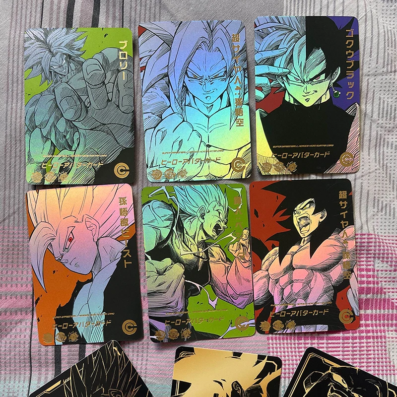 Dragon Ball DIY CARDS HOMEMADE Monkey king krillin Kame Sennin Bulma Christmas Birthday Gift Collection Cards Yamcha