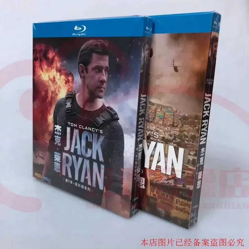 BD Blu-ray American TV Series Jack Lane Seasons 1-4 Complete Video 8 Discs CD High Definition Box
