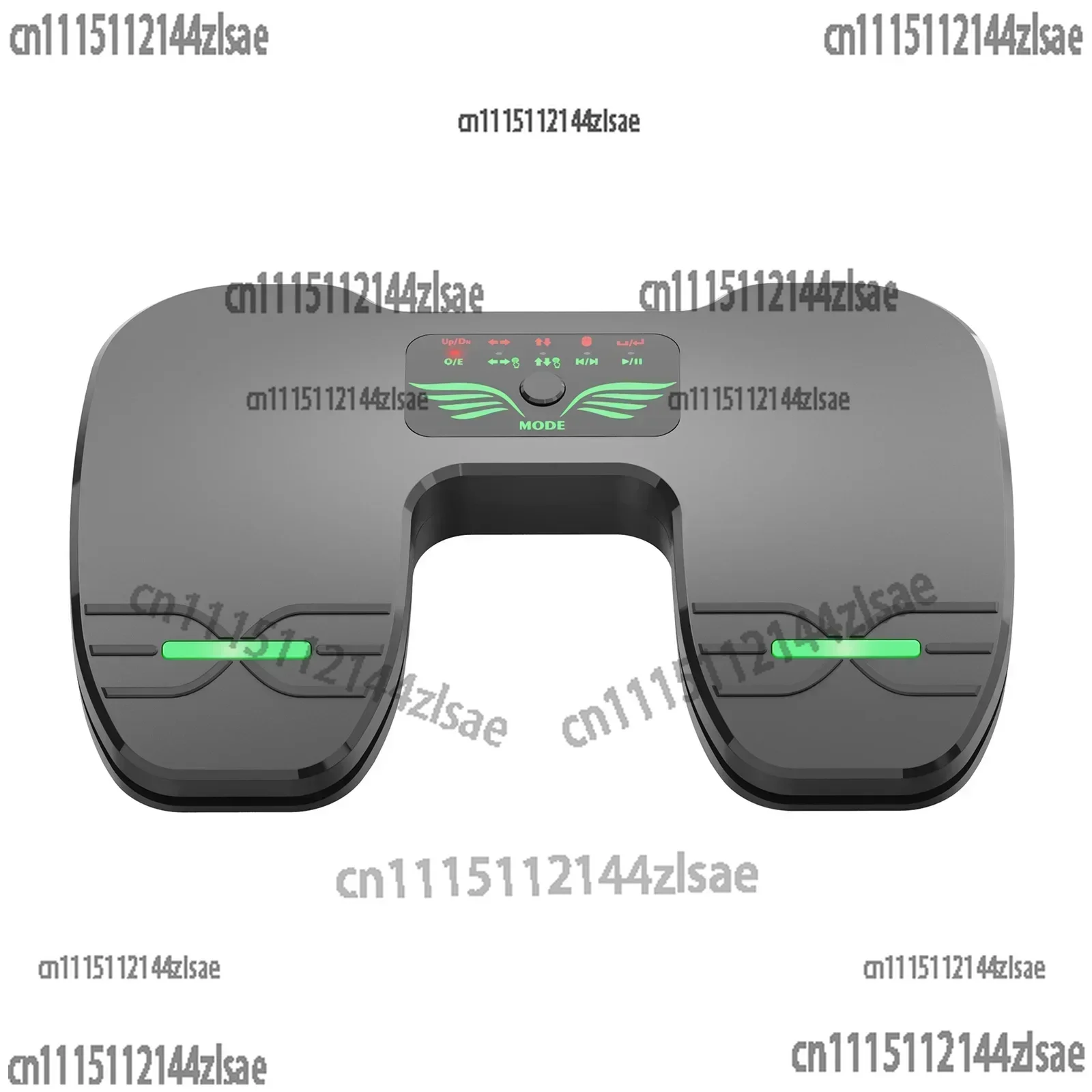 Wireless Foot Pedal Double Switch Music Page Turner for Tablets Phones Bluetooth Foot Pedal with Anti-Skid Pad Remote Control