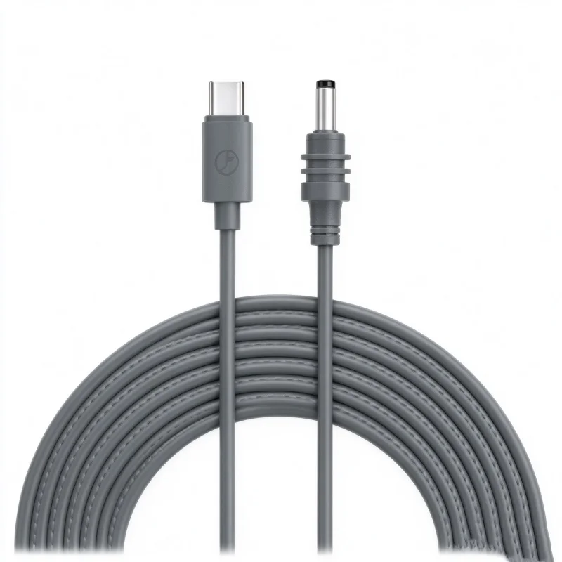 2M UL20AWG Type-C Male to DC Power Cable PVC Power Cord for Starlink Satellite Internet Router Power Line 1PCS