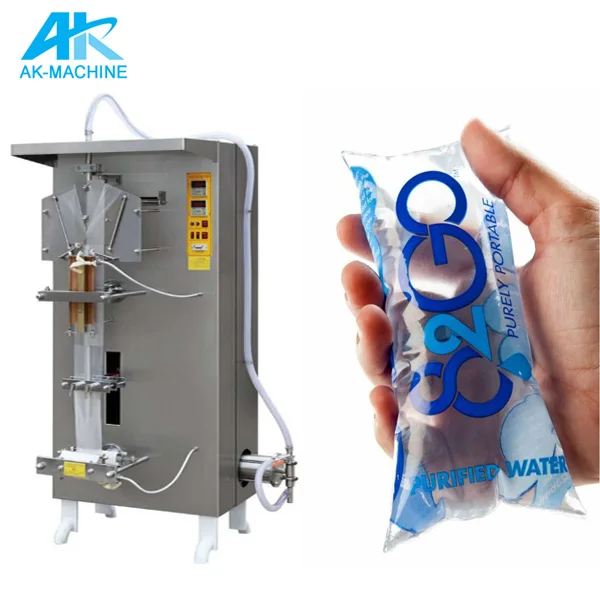 

AK-2000FN Hot Sale Price In Africa Automatic Plastic Bag Drinking Pure Sachet Water Filling Making Packaging Machine