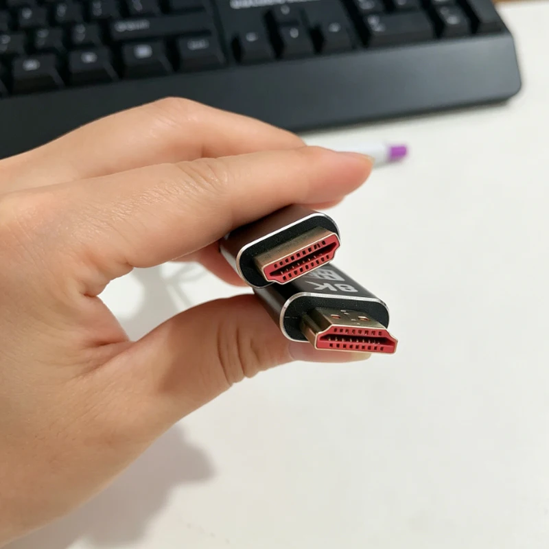8K USB-C-auf-HDMI-2.1-Kabeladapter, 8K 60Hz Typ-C-auf-HDMI-Kabel | Thunderbolt 3 kompatibel | Für Laptop/Tablet/Monitor (1/2/3M) – Detail 6