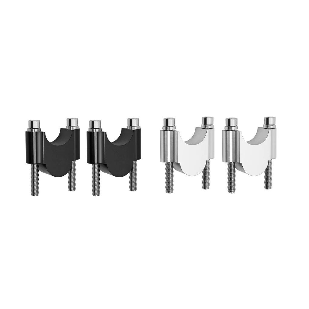 Metal Anodized Motorcycle HandleBar Adaptor To Prevent Deformation High Strength Aluminum Alloy Is