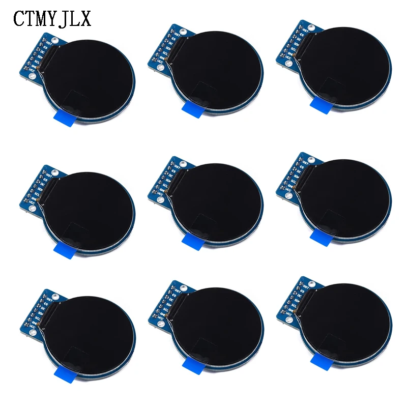 10pcs-tft-display-128-inch-tft-lcd-display-module-round-rgb-240-240-gc9a01-driver-4-wire-spi-interface-240x240-pcb-for-arduino