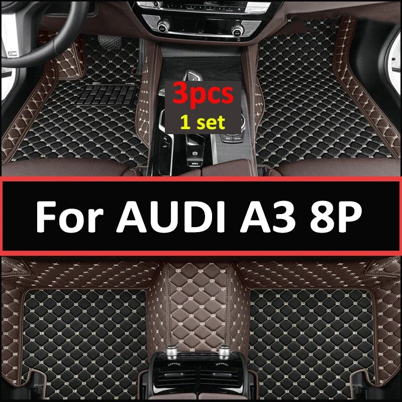 

Car floor mats for AUDI A3 8P sportback 2008 2009 2010 2012 2013 Custom auto foot Pads automobile carpet cover