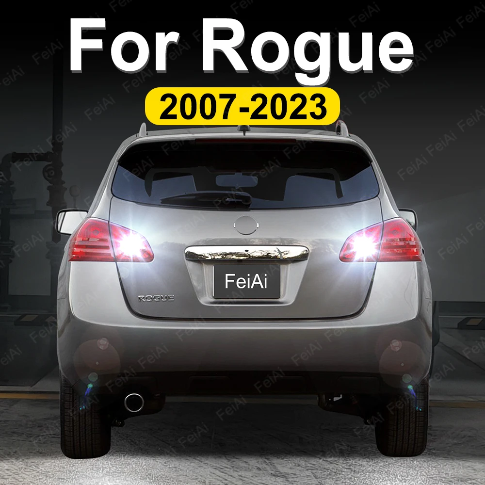 Para Nissan Rogue T31 T32 T33 luces LED de marcha atrás 2007-2023 accesorios Rogue 2011 2012 2013 2014 2015 2016 2017 2018