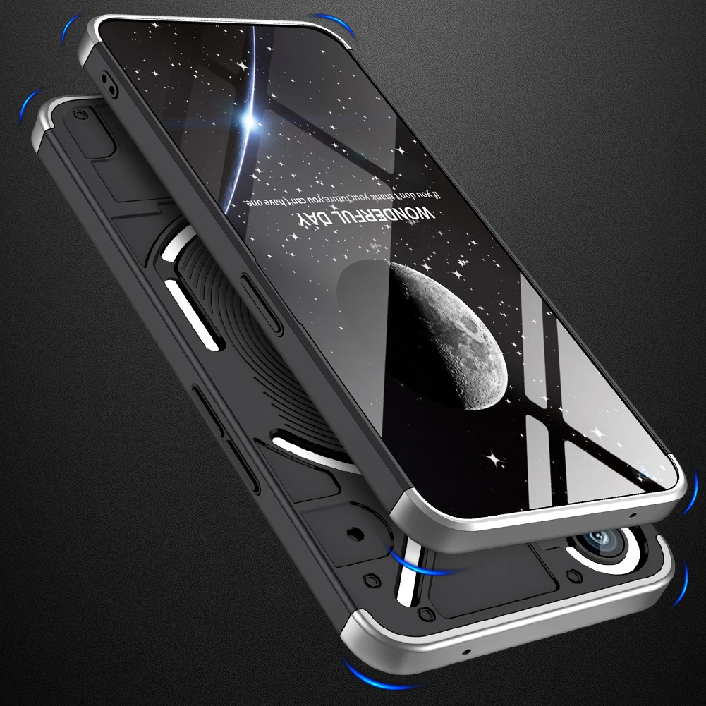 360 Full Protection Case For Nothing Phone One Phone1 A063 Shockproof Matte Hard Cover Phone Case For Nothing Phone 1 Phone1