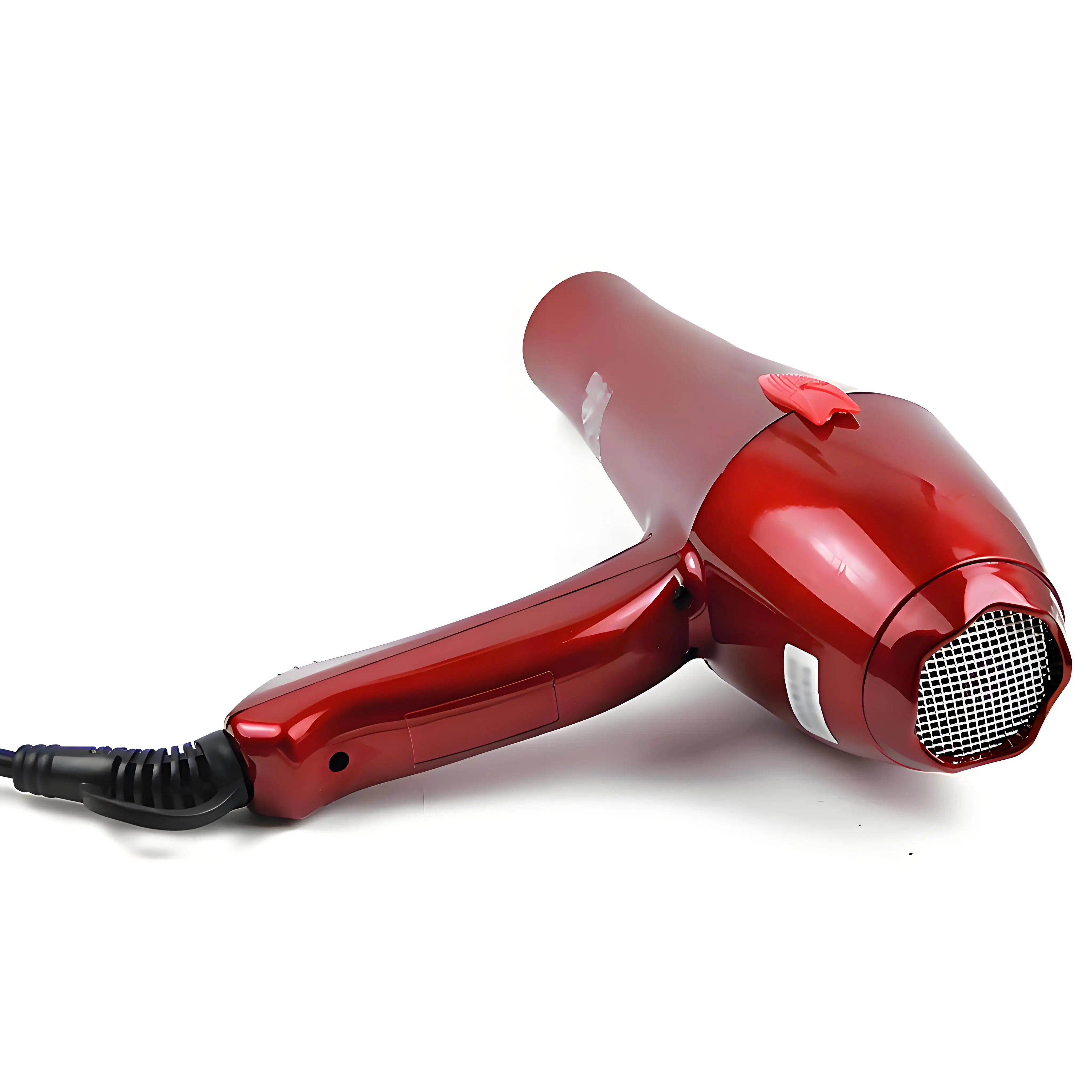 Poderoso salão de beleza profissional secador de cabelo íon negativo secador de cabelo elétrico vento quente/frio com bocal de coleta de ar