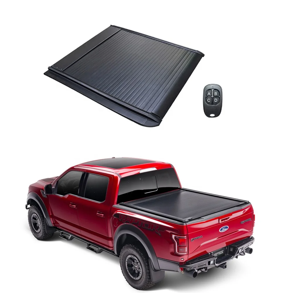 Roller Lid Pickup Truck Bed Electric Retractable Tonneau Cover For Ssangyong Rexton Sport Long Bed Musso