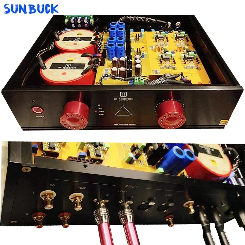 Sunbuck 1:1 replica Goldmund 27ME XLR balanced hifi Preamp remote control Preamplifier Audio