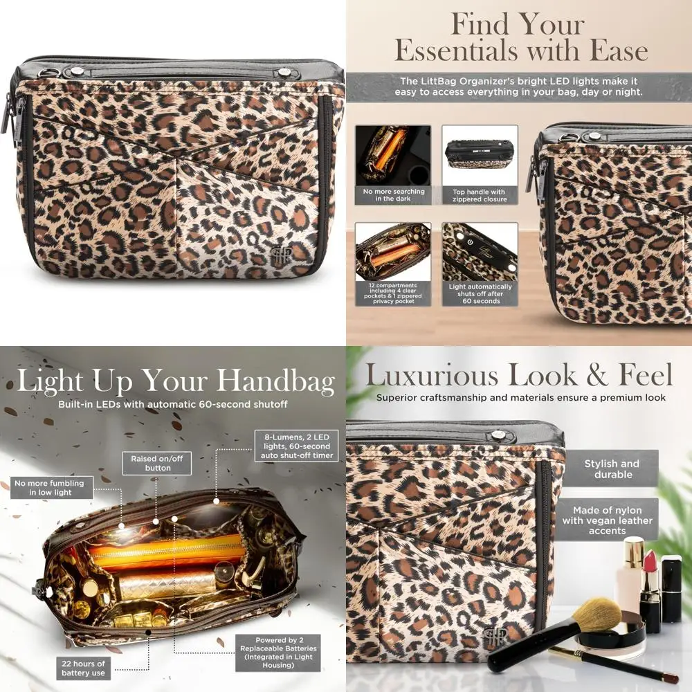 

Органайзер для сумочек с подсветкой и автоматическим отключением: таймер на 60 секунд — любимый аксессуар Опры