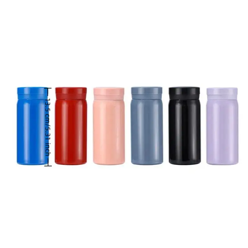 Bouteille isotherme mini 200 ml, tasse à café en acier inoxydable, tasse isotherme portable, bouteille d'eau de voyage, tasse à thé