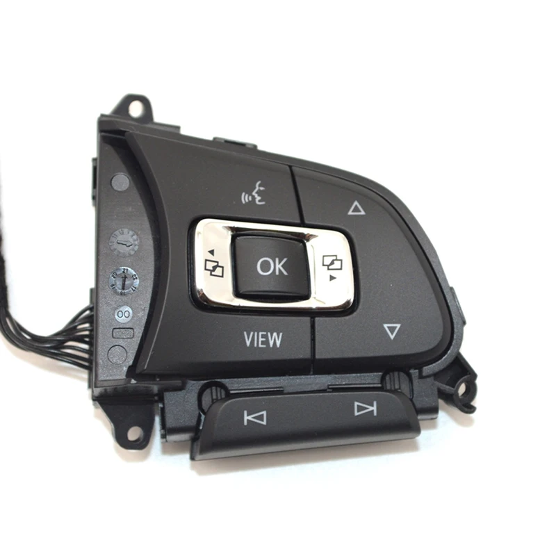 Multi-Function Steering Wheel Volume Control Switch Buttons For VW Tiguan Touran 5NA959442A