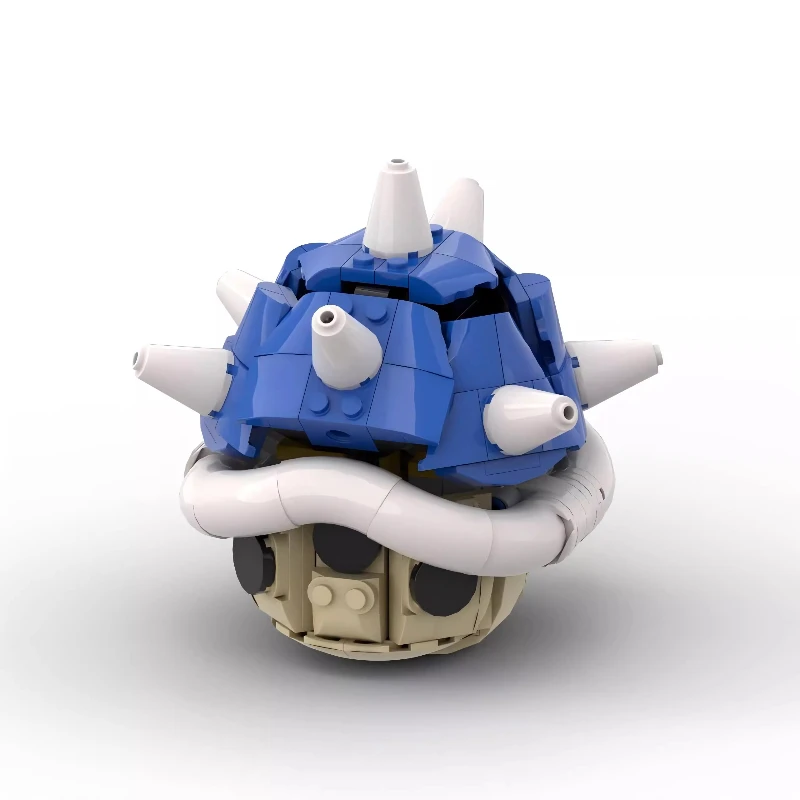 Moc anime série criativa tartaruga escudo blocos de construção conjunto dos desenhos animados bonito animal stinger tartaruga modelo diy crianças brinquedos presente aniversário