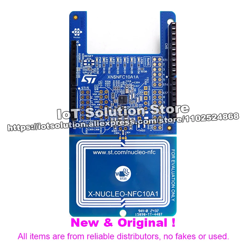 X-NUCLEO-NFC10A1 NFC card reader expansion board based on ST25R200 for STM32 Nucleos