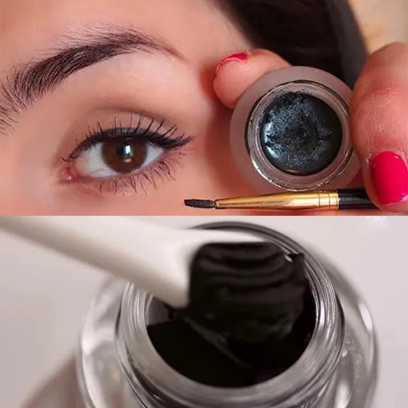1Pc Black Wild Eyebrows Cream 3D Natural Tint Eyebrow Enhancers Gel Wax Waterproof Lasting Eye Makeup Cosmetic Tools Matte Brown