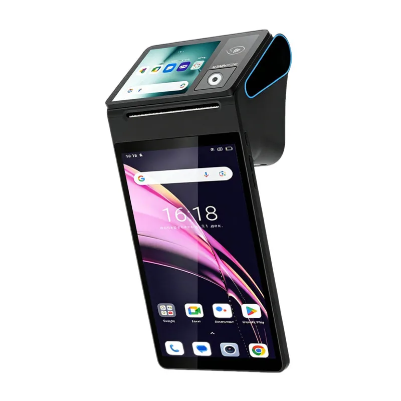 Z108 Sales Point Android 13/14 Smart POS Terminal Payment Cash Register with 4G WIFI NFC Camera Scanner 58/80mm Thermal Printer