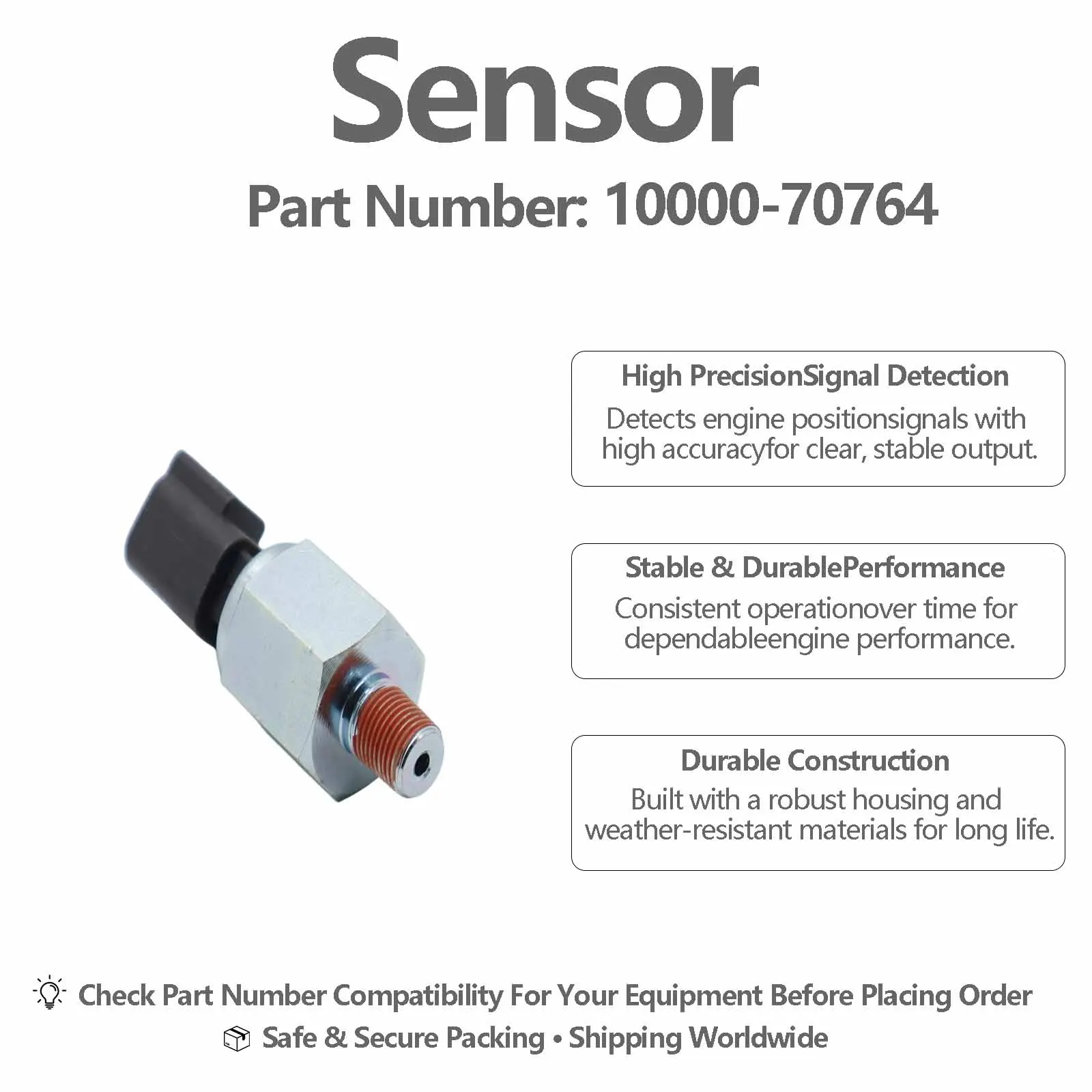 185246280 10000-70764 U85246290 Oil Pressure Sensor For Perkins 403A-11 403C-15 403D-07 403D-11 403D-15 403D-15T 403D-17