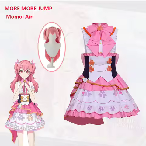 Project Sekai Colorful Stage PJSK More More Jump Momoi Airi Cosplay Anime Dresses Halloween Christmas For Woman Lolita Suit