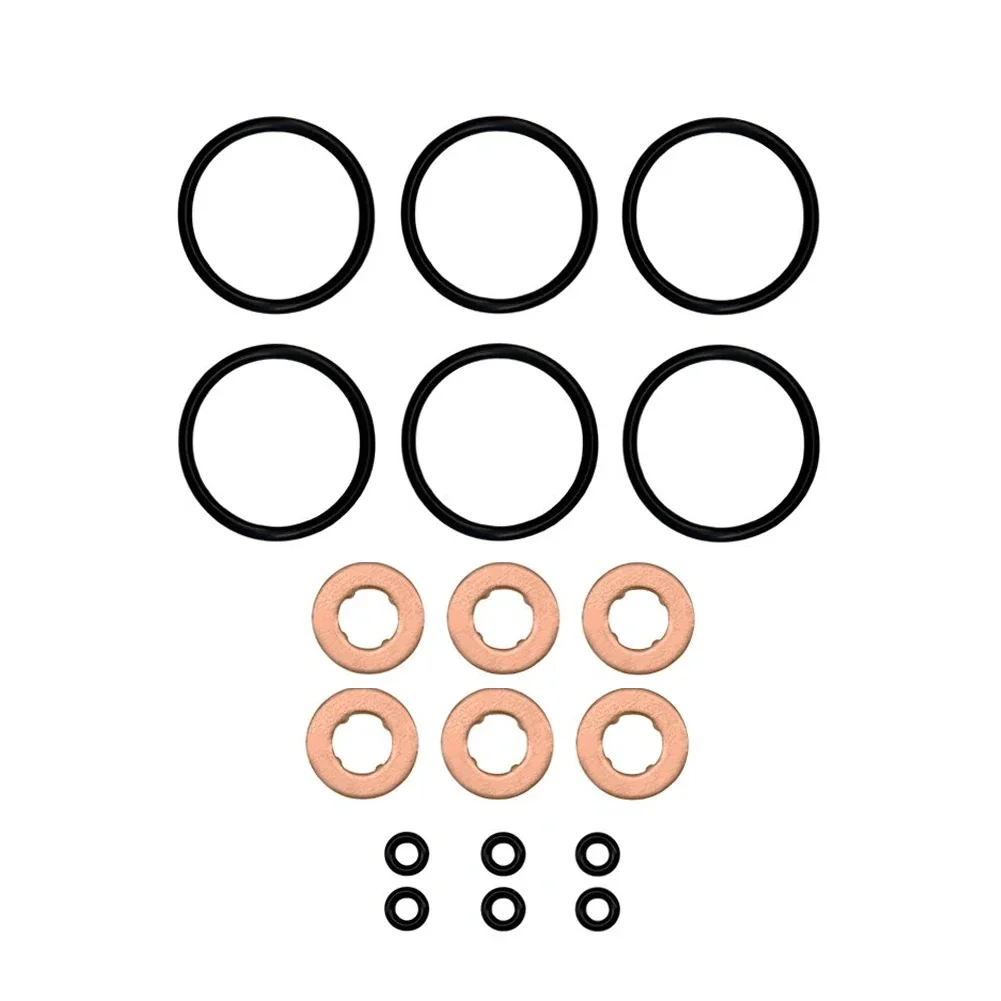 13537794553,13537787236 Engines Injector Washers O-Ring Seals For BMW For 1 Hatchback E87 For  3 Compact E46 For  3 Touring E9
