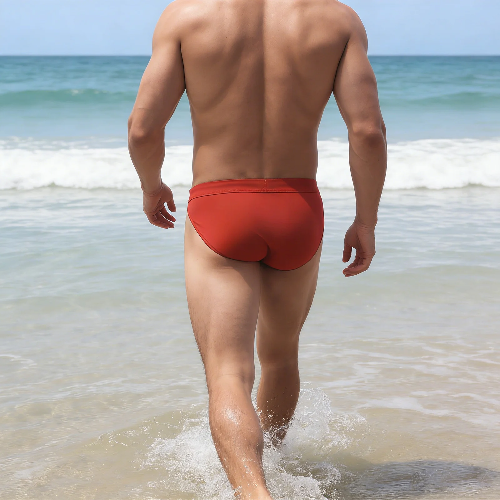 Herren Bikini Surf Badebekleidung Sexy Badehose Schwimmslip Herren Sunga Masculinas Badeanzug Klassischer Badeanzug Strandbekleidung Shorts – Detail 4