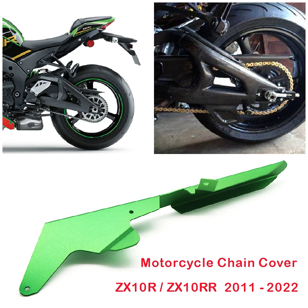 

Fits for Kawasaki ZX10R Ninja ZX-10R ABS ZX-10RR KRT 2011-2022 Motorcycle Accessories Chain Cover Trim Panel Protective Guard