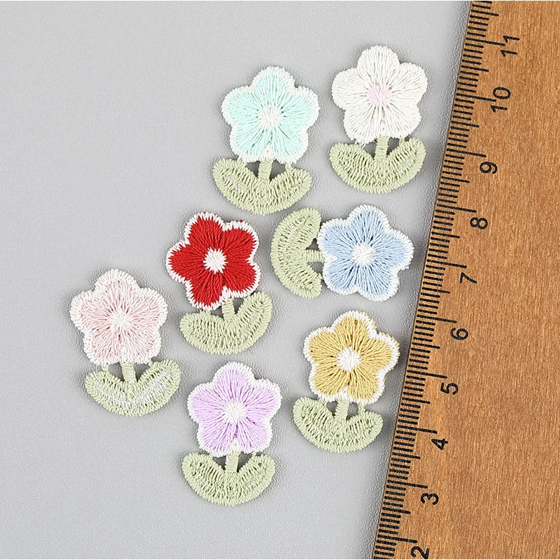 10/30 Stück Liebevolle DIY Herz-Stickerei Stoffaufkleber Zubehör für Ohrringe, Taschen, Schuhe, Dekorationen, Aufnäher, Kleidungszubehör – Detail 3
