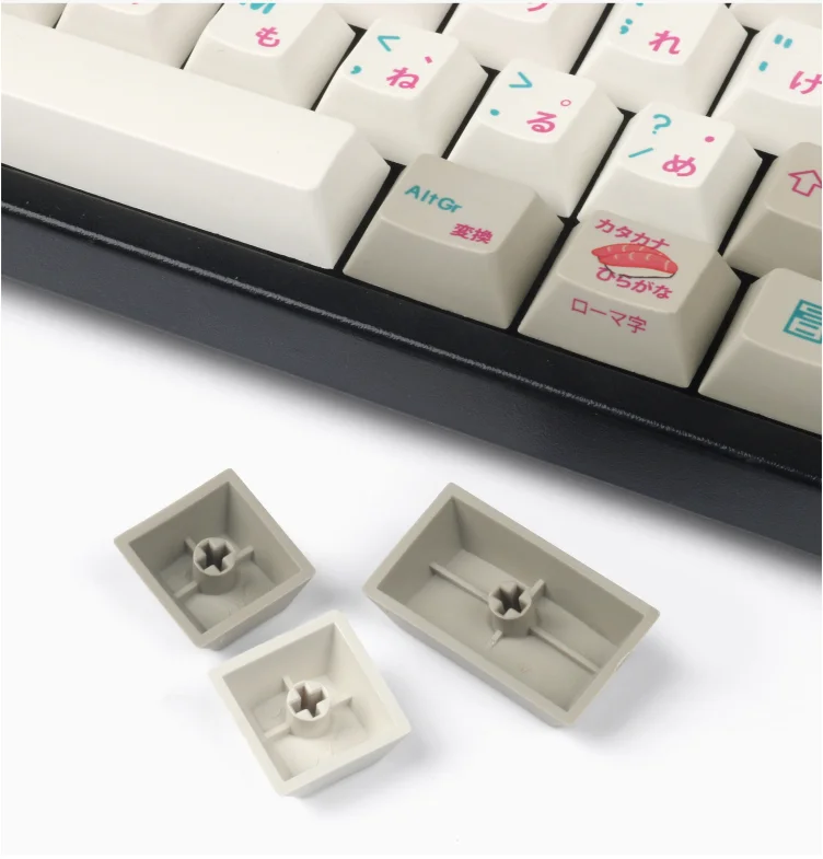 EnjoyPBT Sushi Japanese root keycap PBT Dye sub Cherry profile for 68 80 84 108 mechanical keyboard