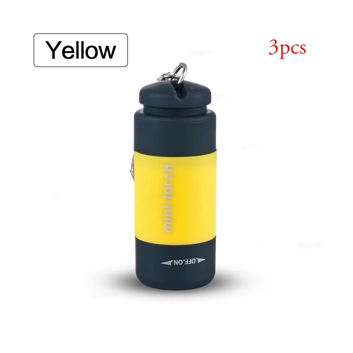 Zaksleutelhanger Zaklamp Waterdicht Buiten Wandelen Kamperen Mini-zaklampUSB Oplaadbare LED Multifunctioneel Sterk licht
