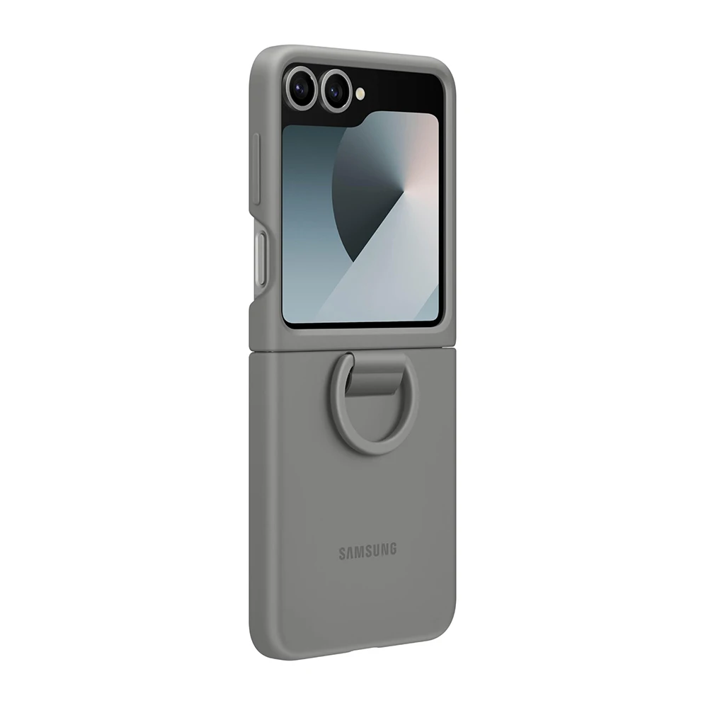 Oryginalne etui z płynnego silikonu z uchwytem na palec do Samsung Galaxy Z Flip6 Z Flip7 FE, odporne na wstrząsy, ochronne etui, oryginalne EF-PF741 — zdjęcie produktu 6