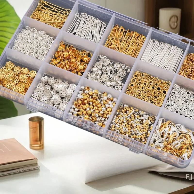 [YU] Jewelry Making Starter Kit Earrings Necklace Findings DIY Beads Jewelry AccessoriesSuitable For Adults And Beginners