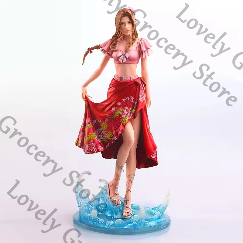 

Genuine Anime Aerith Gainsborough Cosplay Movability Swimsuit Figures Model Cartoon Models Kit Garage Kits Accessories Fans Gift