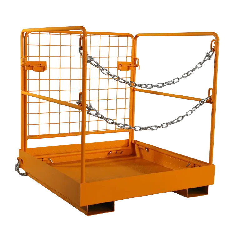 

36 inch foldable forklift safety cage without wheels