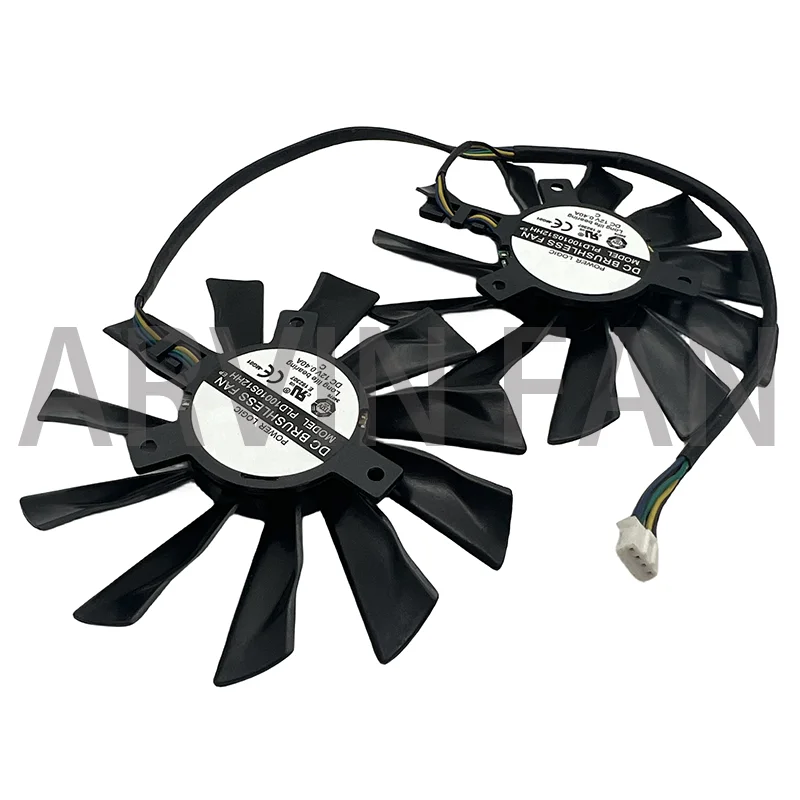 Originele 2 Stks/set 95Mm Pld10010s12hh Pld10010b12hh Grafische Fans Gpu Koeler Voor Gtx970 Gtx 960 Gtx950 Vga Videokaarten Vervangen