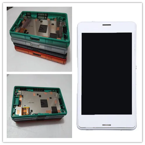 

4.6 Inch Display For Sony Xperia Z3 Mini Compact D5803 D5833 LCD Touch Screen Digitizer Replacement Assembly Parts with frame