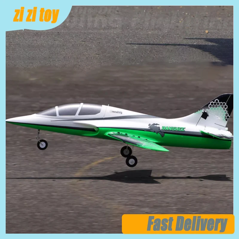 Freewing  New 64mm Series Sports Aircraft Banshee Culvert Model Aircraft Assembly Fixed Wing Aircraft Model Trainer Aircraft