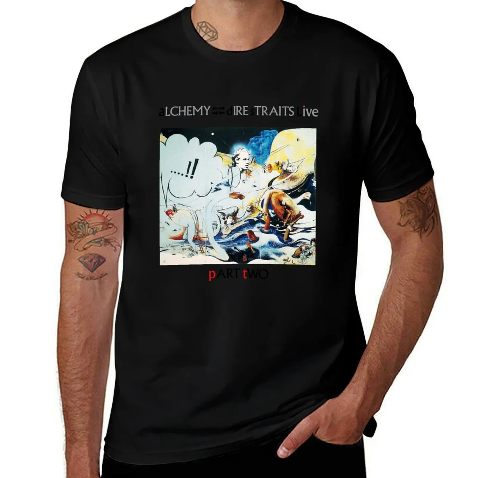 Dire Straits Alchemy Dire Straits Live Part Two T-Shirt t shirts for man slim fit T-Shirt