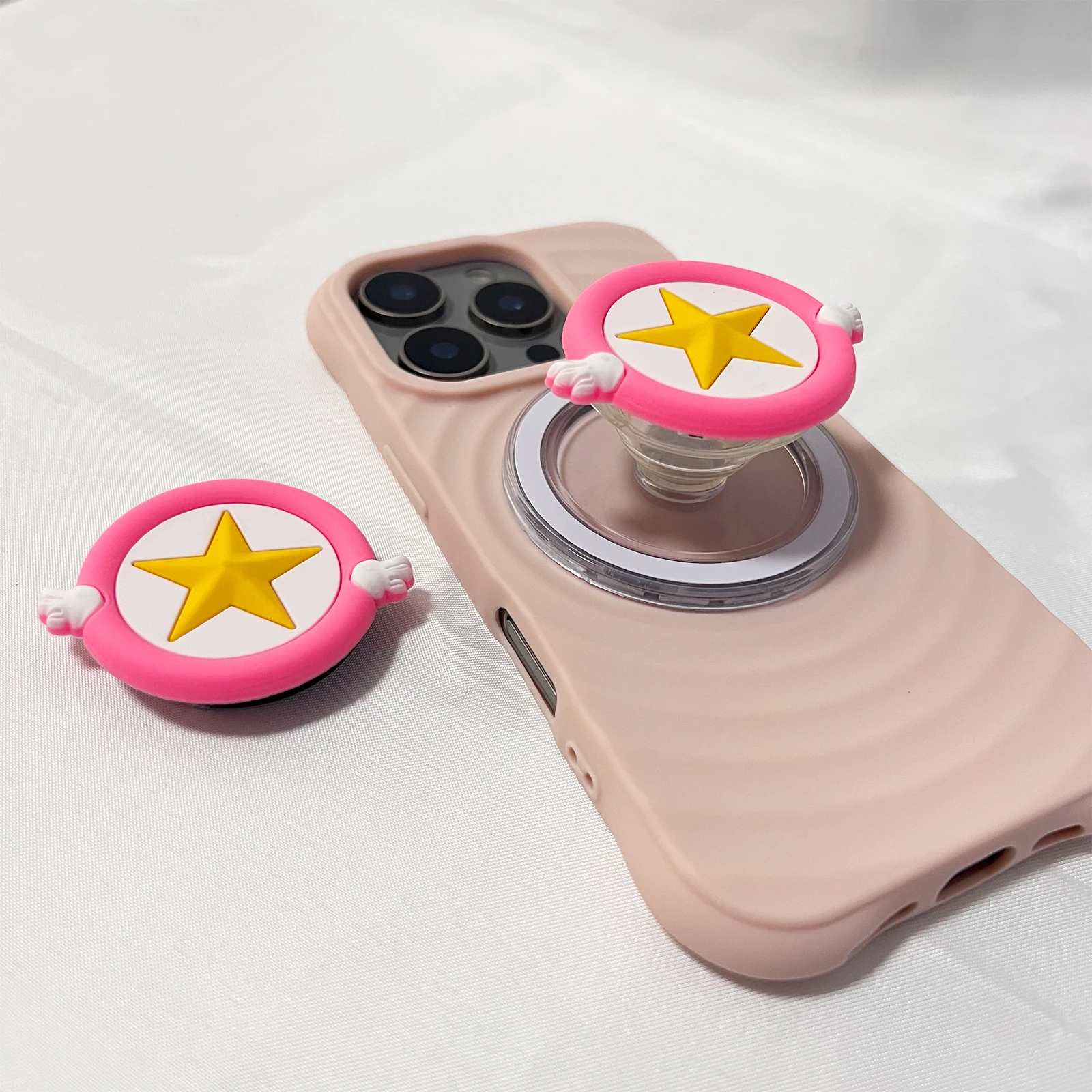 Мягкий держатель для телефона с милыми животными Magic Stick Griptok, подставка для телефона, поддержка iPhone 17, iPhone, 16 Pro Max, Samsung