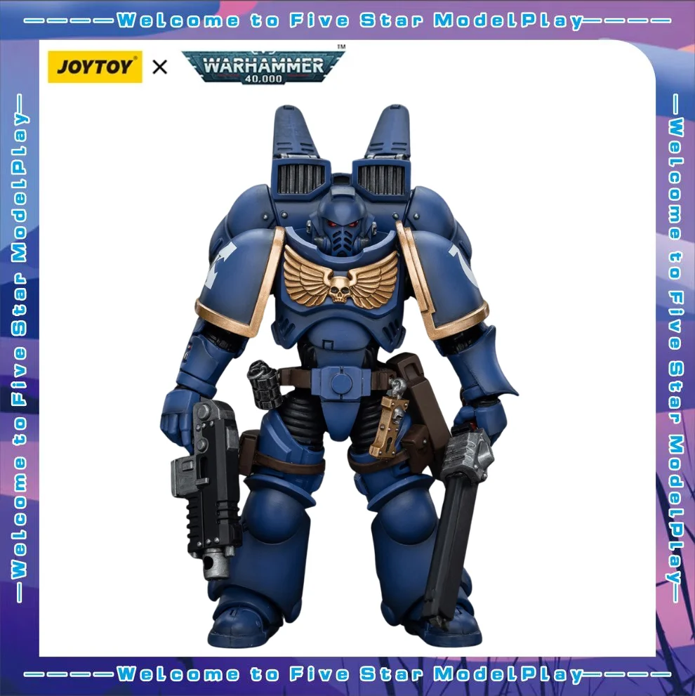 

【UA】JOYTOY Warhammer 40K Масштаб 1/18 Фигурки Ultramarines Intercessor 1 Модели Игрушки Подарки