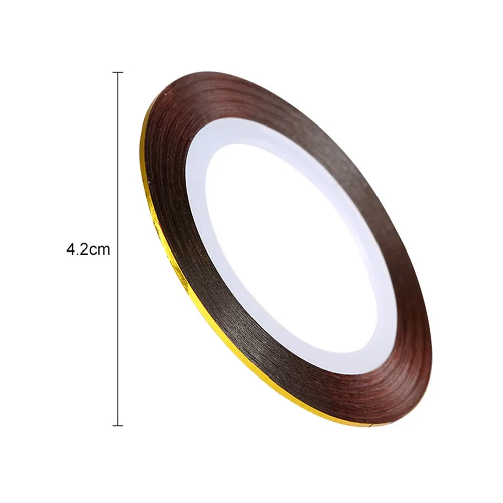 30pcs 1Mm Nail Art Tape Shiny Diy Sticker Manicure Pedicure Tool For Women 30 Colors Self-Adhesive Striping Tape Easy Nail