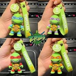 Portachiavi TMNT portachiavi tartaruga carino fatto a mano fai da te zaino per auto portachiavi ciondolo gioielli regali per donna uomo portachiavi per auto regali